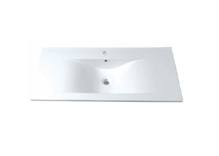 Drop Verona 100 Slavonia Oak & Strada 5FVRM10LO Έπιπλο Μπάνιου Μελαμινικό