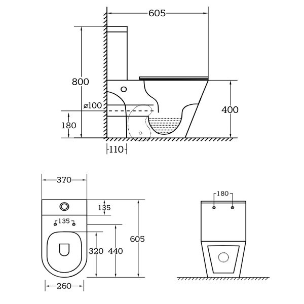 Corgres Vista Λεκάνη 4281 Χαμηλής Πιέσεως