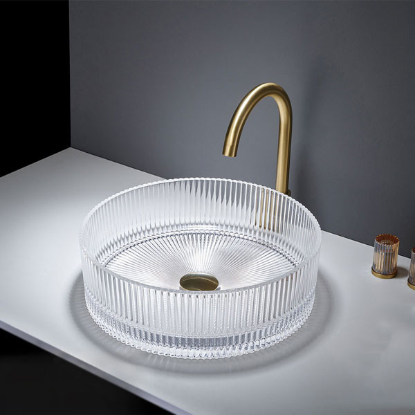 Voss Ring-S VL1040-000 Glass Clear Νιπτήρας Γυάλινος