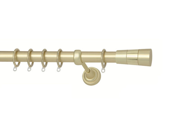 Import Set No 1 Κουρτινόξυλο Πτυσσόμενο Ø25 Ματ Χρυσό