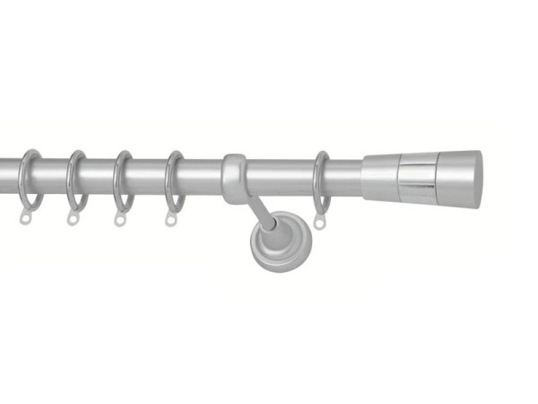 Import Set No 1 Κουρτινόξυλο Πτυσσόμενο Ø25 Ματ Νίκελ