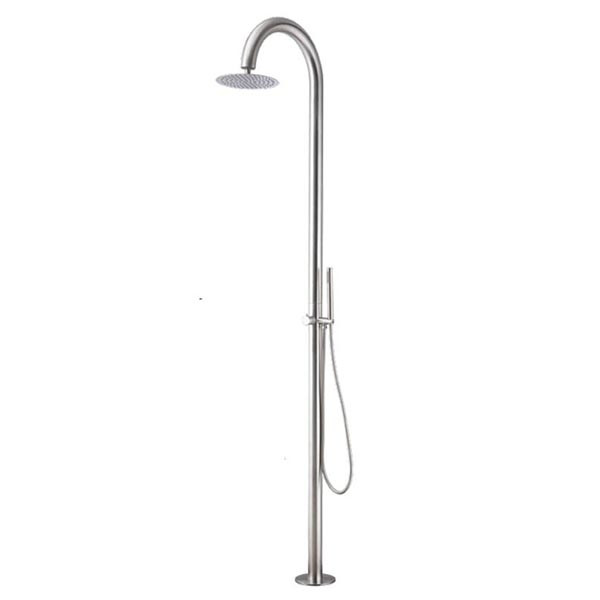 KLS Brushed Nickel 101011 Στήλη Ντους Εξωτερικού Χώρου