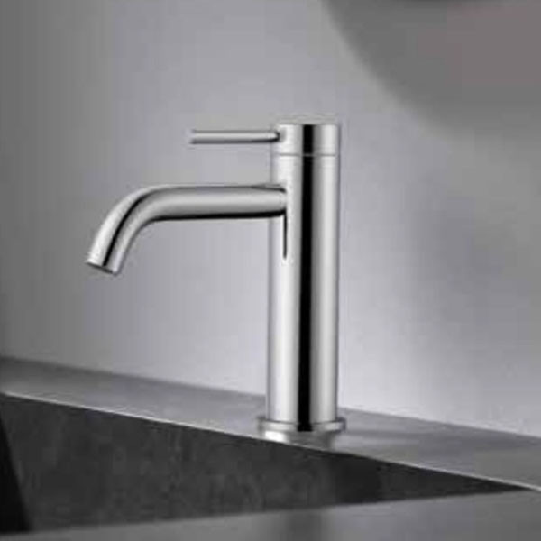 Gloria Gini Chrome 181001 Μπαταρία Νιπτήρος Χαμηλή