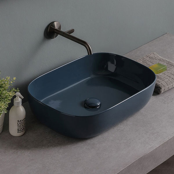 Scarabeo Glam 1804-600G Glossy Ocean Νιπτήρας Χρωματιστός