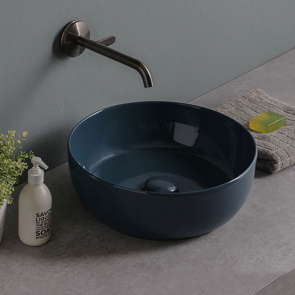 Scarabeo Glam 1807-600G Glossy Ocean Νιπτήρας Χρωματιστός