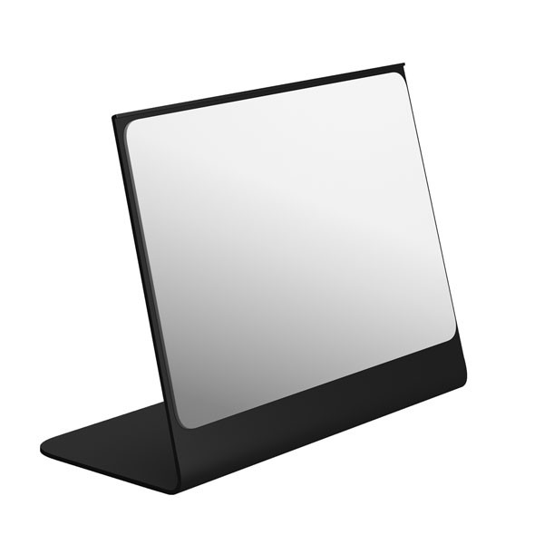 Pam 2015-403 Matt Black Καθρέπτης Μπάνιου Επικαθήμενος