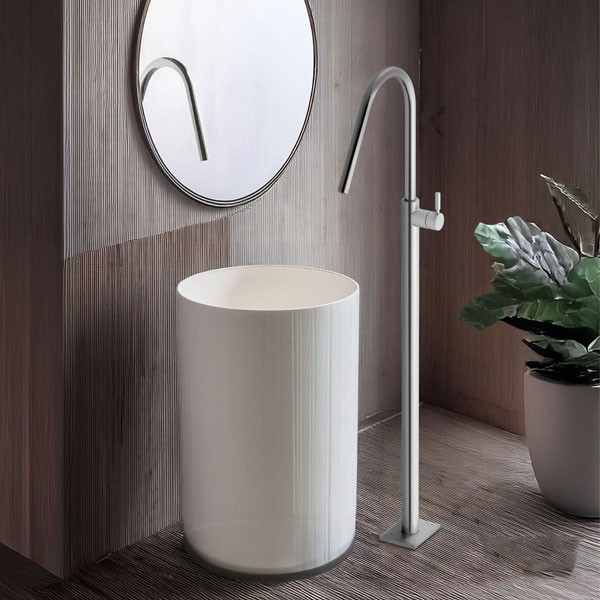 Eurorama 13302-110 Inox Finish Επιδαπέδια Μπαταρία