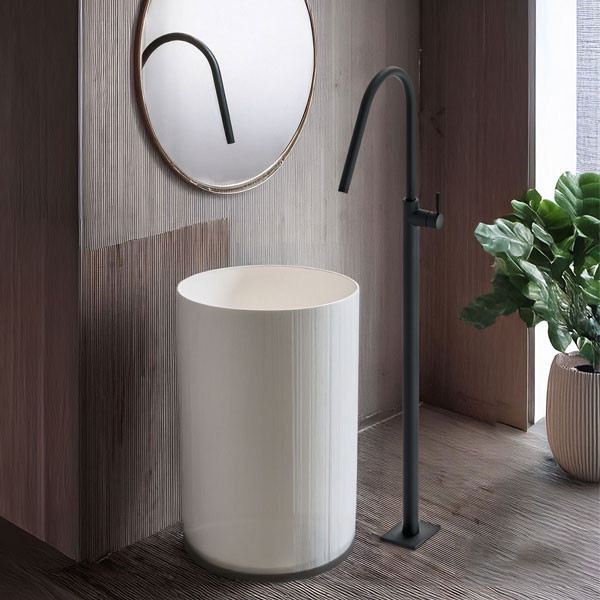 Eurorama 13302-400 Black Matt  Επιδαπέδια Μπαταρία