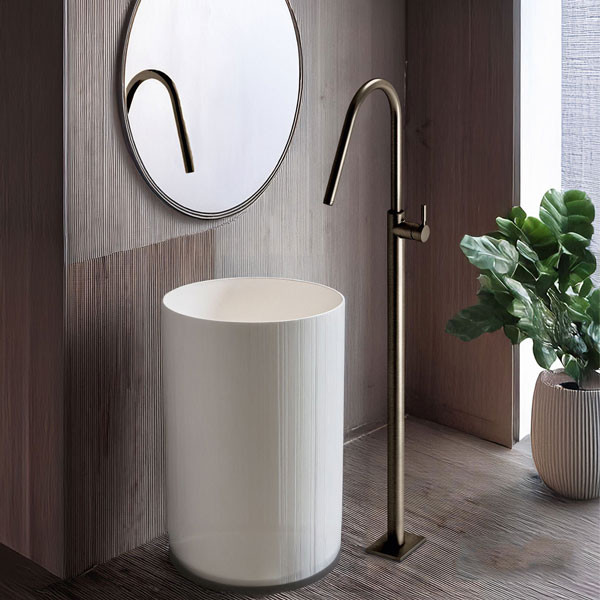 Eurorama 13302-410 Black Brushed  Επιδαπέδια Μπαταρία