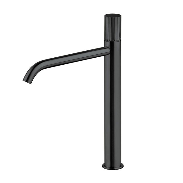 Eurorama Oso 178309P-410 Black Brushed Μπαταρία Νιπτήρος Ψηλή