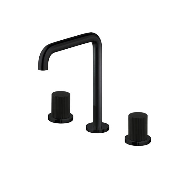 Eurorama Oso 178331-400 Black Matt Νιπτήρος Τριών Οπών