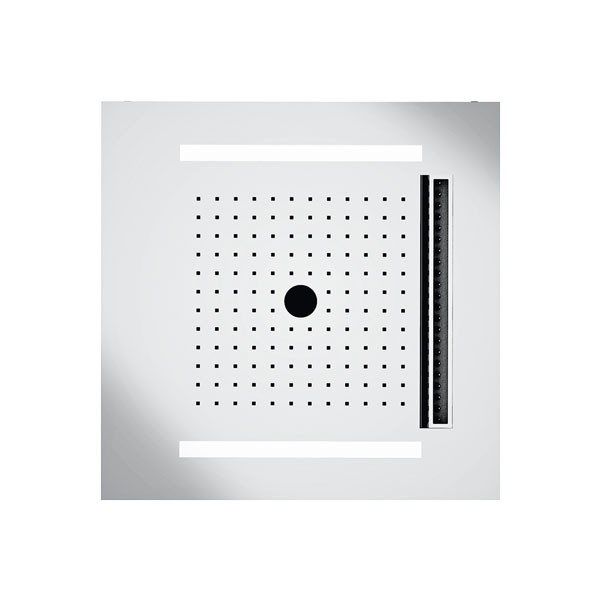 Almar E044302-100 Temotion Icicle Chrome Κεφαλή Χρωματοθεραπείας