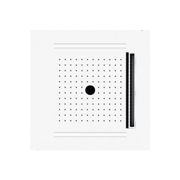 Almar E044302-300 Temotion Icicle White Matt Κεφαλή Χρωματοθεραπείας