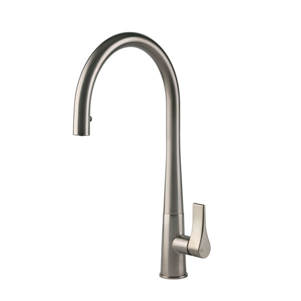 Gessi Proton 17153-149 Inox Finish Μπαταρία Κουζίνας Αποσπώμενη