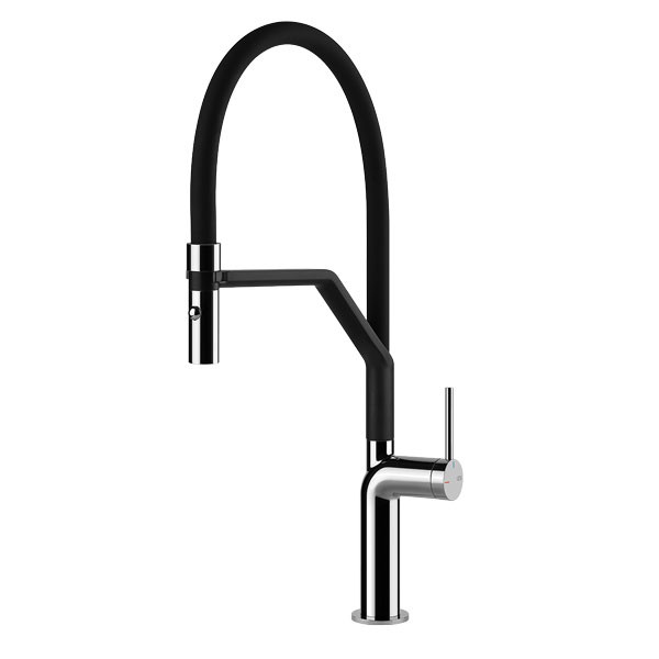 Gessi Stelo 60315-031 Chrome Μπαταρία Κουζίνας Αποσπώμενη