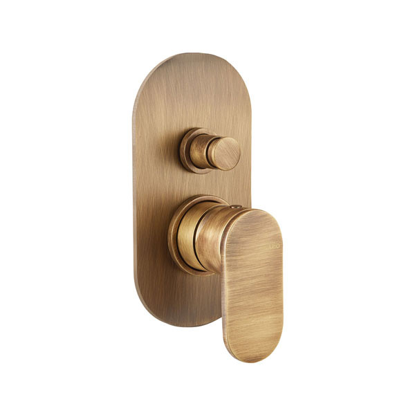 Armando Vicario Slim 500050D-221 Antique Brass Επιτοίχιος Μίκτης Με Εκτροπέα