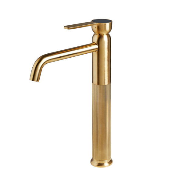 Armando Vicario Lumiere 516041-201 Gold Brushed Μπαταρία Νιπτήρος Ψηλή