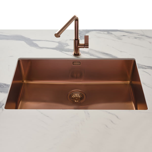 Foster KE R15 Copper PVD 2157858 Νεροχύτης Ανοξείδωτος Υποκαθήμενος