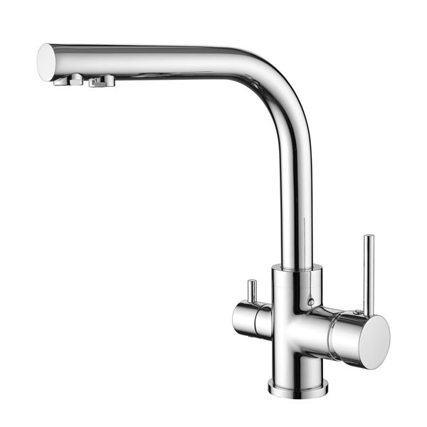 Helika Akvaduo 2663L Chrome Μπαταρία Κουζίνας Πάγκου