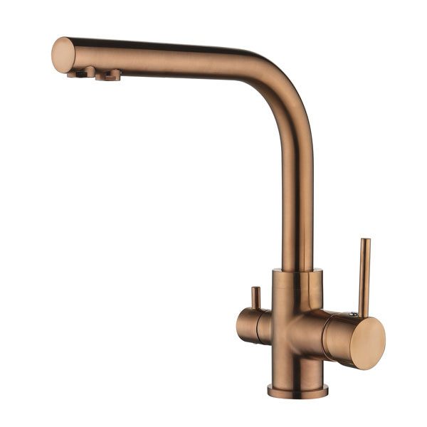 Helika Akvaduo 2663L Copper Μπαταρία Κουζίνας Πάγκου