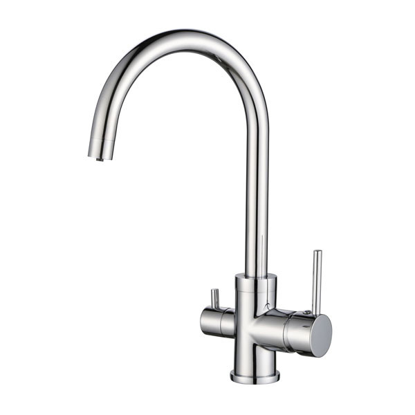 Helika Sabiaduo 2963 Chrome Μπαταρία Κουζίνας Πάγκου