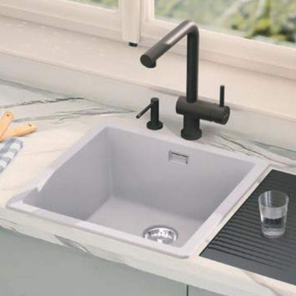 Schock Cristalite Manhattan 30050U Νεροχύτης Γρανίτης Ένθετος