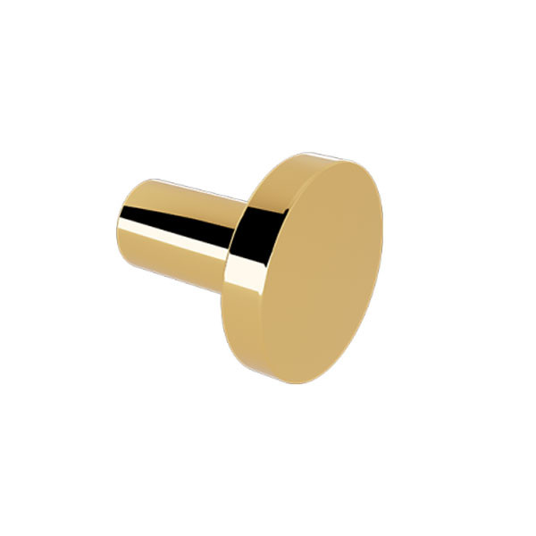 Verdi PVD Lamda Warm Gold Gloss 301.02.53 Άγκιστρο Μονό