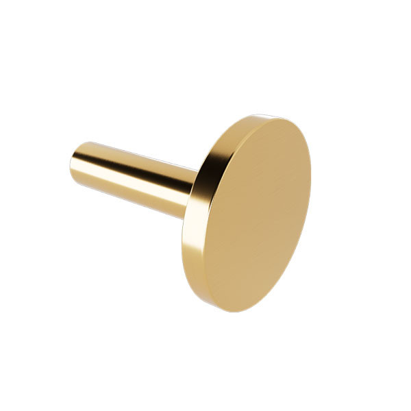 Verdi PVD Lamda Warm Gold Brushed 301.03.43 Άγκιστρο Μονό