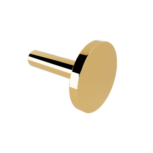 Verdi PVD Lamda Warm Gold Gloss 301.03.53 Άγκιστρο Μονό