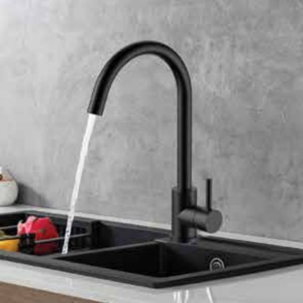 Gloria Gini Black Mat 311270 Μπαταρία Κουζίνας Πάγκου