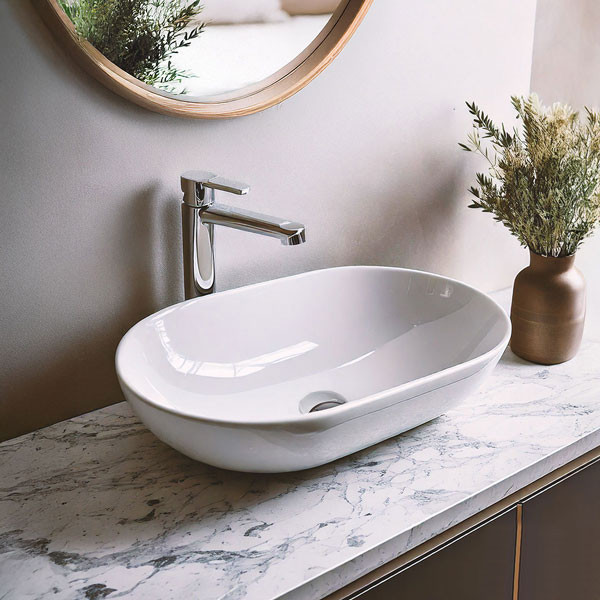 Bianco Ceramica Loop 32055-300 Νιπτήρας Eπικαθήμενος