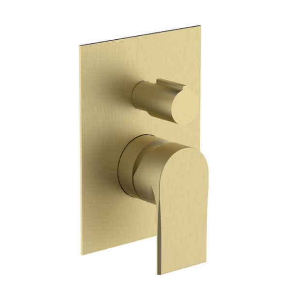 Teorema Slope 320902 Soft Brass Επιτοίχιος Μίκτης & Εκτροπέας