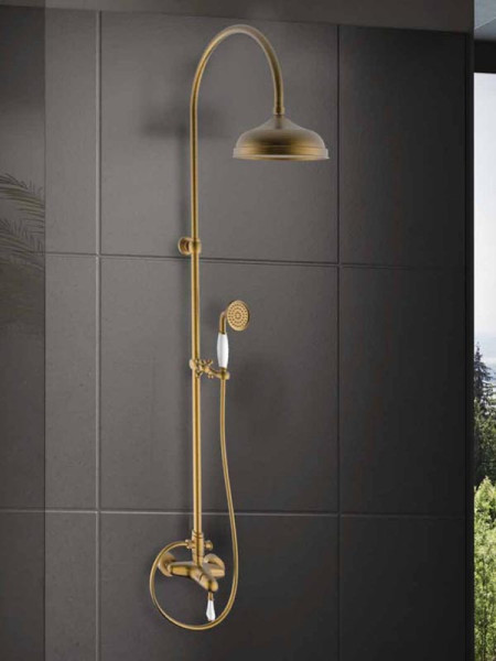 Teorema Tiffany Bronze 3215342 Στήλη Ντους Με Μπαταρία