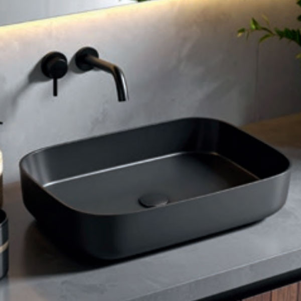 Bianco Ceramica Punto 34061-401 Black Matt Νιπτήρας Χρωματιστός