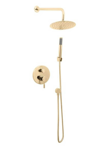 Gloria VIP Brushed Gold 412206 Σετ Εξαρτημάτων Εντοιχισμού