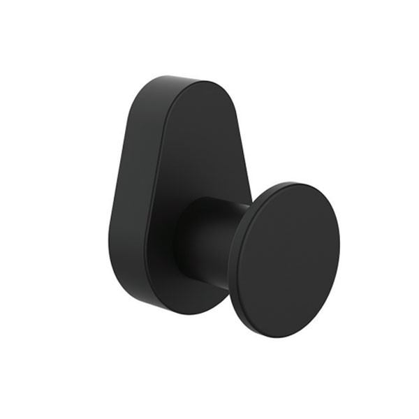 Moon Shower Idea Black Matt 450356MB Άγκιστρο Μονό