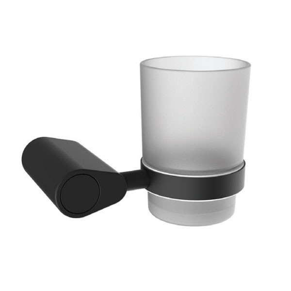 Moon Shower Idea Black Matt 450358MB Ποτηροθήκη