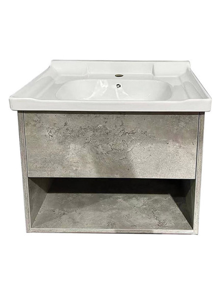 Gloria Laura 60 Modern Grey 466047 Βάση Επίπλου Μπάνιου Με Νιπτήρα