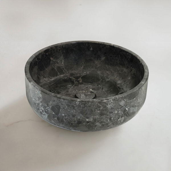 Fossil Thalo Marble DR 39-425 Breccia Grey Νιπτήρας Πέτρινος