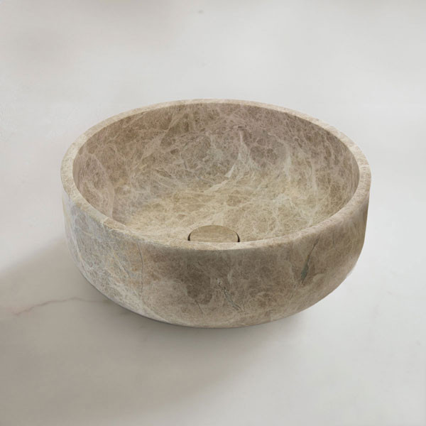 Fossil Thalo Marble DR 39-500 Patara Beige Νιπτήρας Πέτρινος