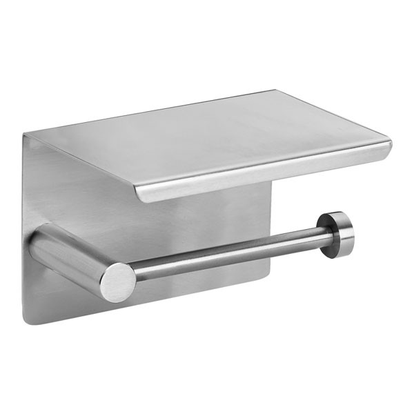 Bronze Αrt Inox 304 Inox Mat 5230-11 Χαρτοθήκη Με Ράφι