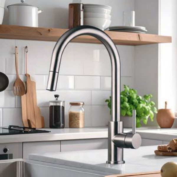 Schock Prima 533120-110 Inox Μπαταρία Κουζίνας Αποσπώμενη