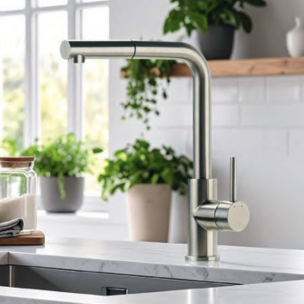 Schock Kantus 534120-110 Inox Μπαταρία Κουζίνας Αποσπώμενη