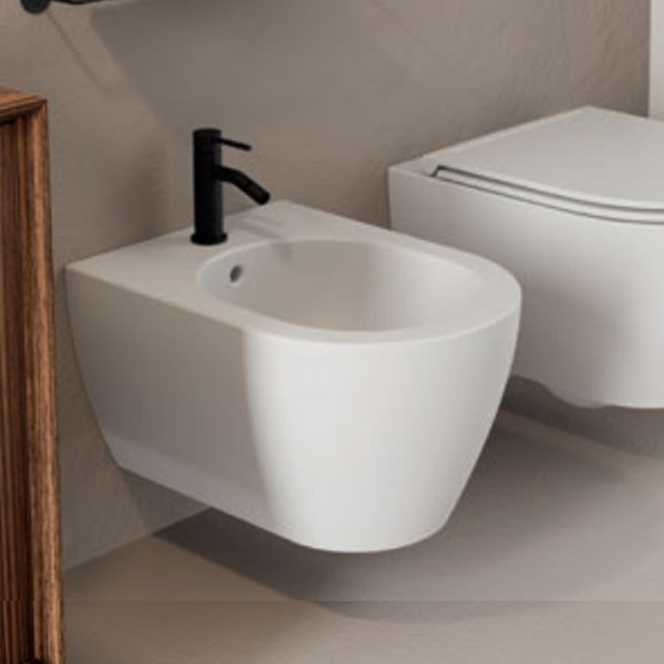 Scarabeo Moon Clean Flush 5521-301 Pearl Μπιντέ Μπάνιου Κρεμαστό