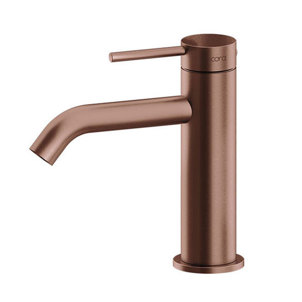 Cora Cosmo 316L 6111-811 PVD Rose Gold Brushed Μπαταρία Νιπτήρος Χαμηλή