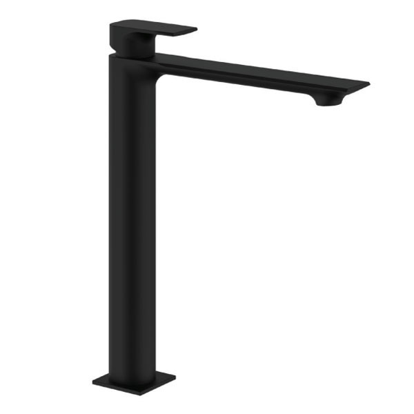 Teorema Slope Black Matt 630905 Μπαταρία Νιπτήρος Ψηλή