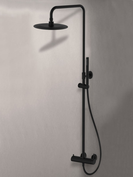 Teorema Slope Black Matt 630940 Στήλη Ντους Με Μπαταρία