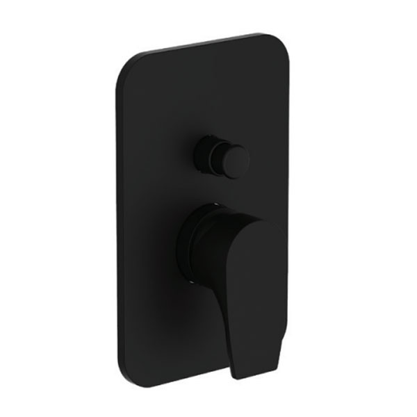 Teorema Bing 637702 Black Matt Επιτοίχιος Μίκτης & Εκτροπέας