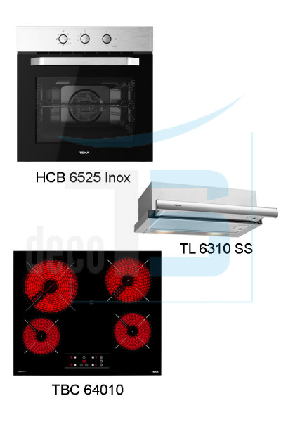 Teka Set HCB 6525 + TBC 64010 + TL 6310 SS Προσφορές Ηλεκτρικών Συσκευών