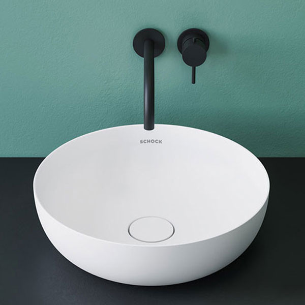 Schock C Light 68501-301 White Matt Νιπτήρας Eπικαθήμενος